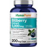 美國 NusaPure 山桑子 藍莓素 Bilberry 護眼明目 5000mg Bilberry