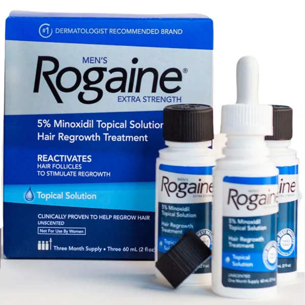 美國 倍健 Rogaine Minoxidil 5% 男士生髮水 一盒三支 x 60ml